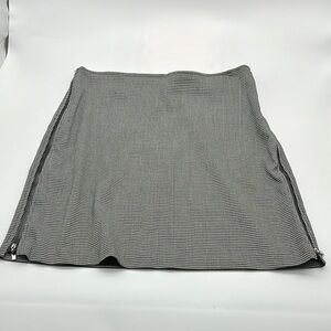 Josephine Chaus Black & White Houndstooth Skirt‎ Size 12 (A-66)